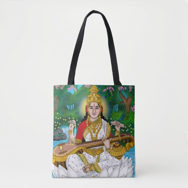 Goddess Saraswati Tote (Front)