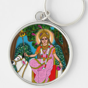 Goddess Shailputri Keychain