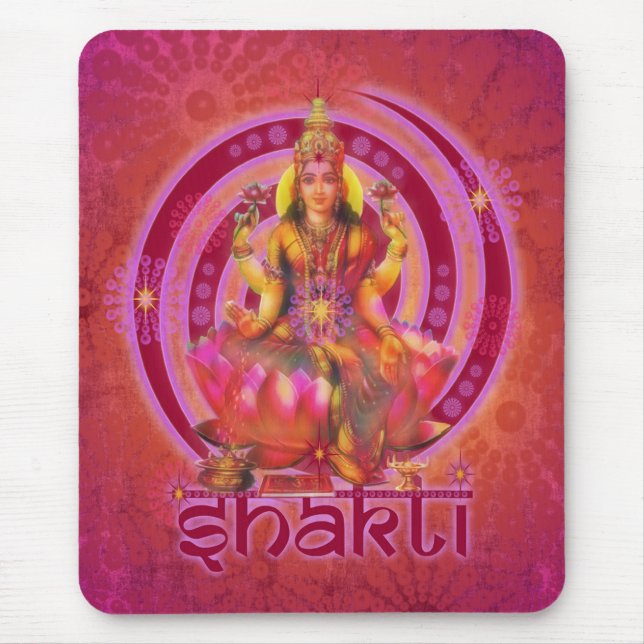 Goddess SHAKTI / LAKSHMI Mouse Mat (Front)