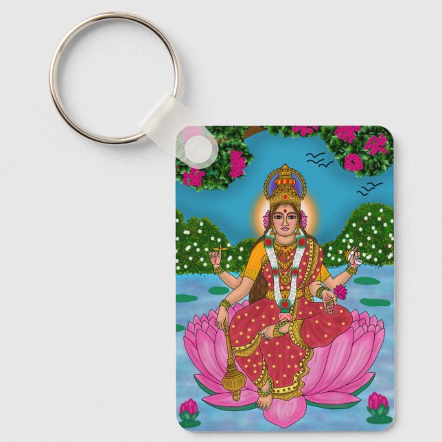 Goddess Siddhidatri Keychain (Front)