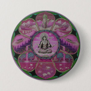 Goddess Tara Mandala 7.5 Cm Round Badge