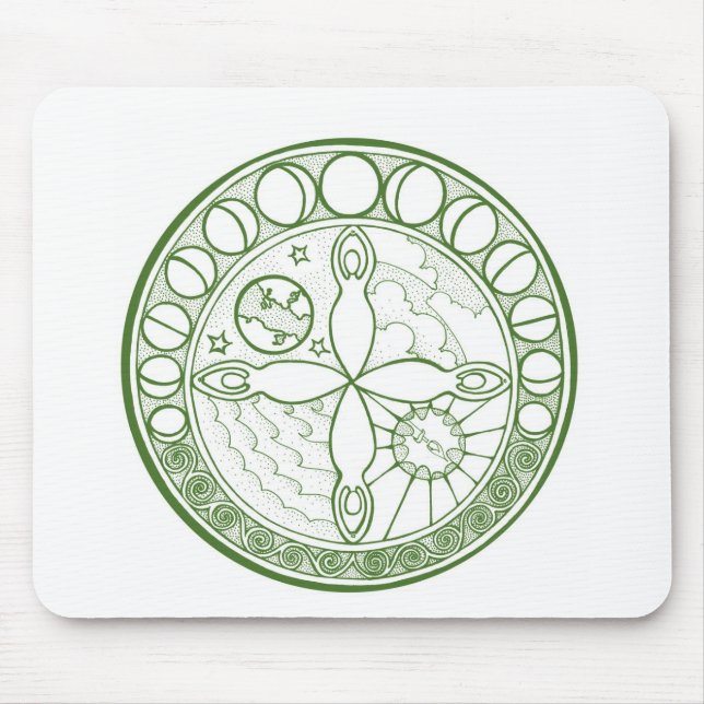 Goddesses of the Elements Mouse Mat (Front)