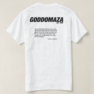 GODDOMAZA CLASSIC HEAD WITH MOMOKO QUOTE  T-Shirt