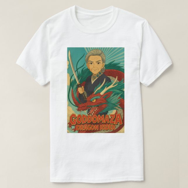 GODDOMAZA DRAGON RIDER 2 T-Shirt (Design Front)
