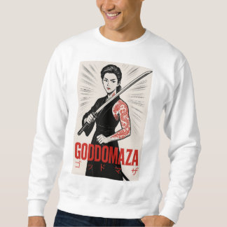 GODDOMAZA  KATANA GANGSTER   SWEATSHIRT