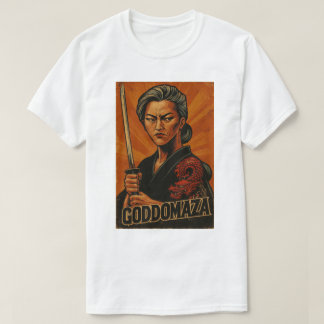 GODDOMAZA SAMURAI MOVIE POSTER 3 TEE 