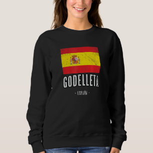 Godelleta Spain Es Flag City Bandera Ropa Sweatshirt