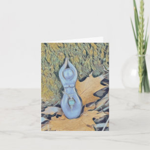 Godess in the Autumn Woods All Occassions Card