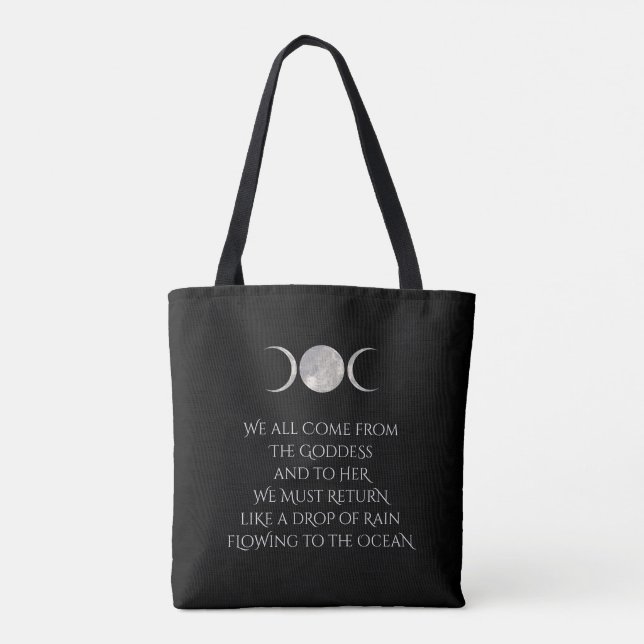 Godess Tote Bag (Back)