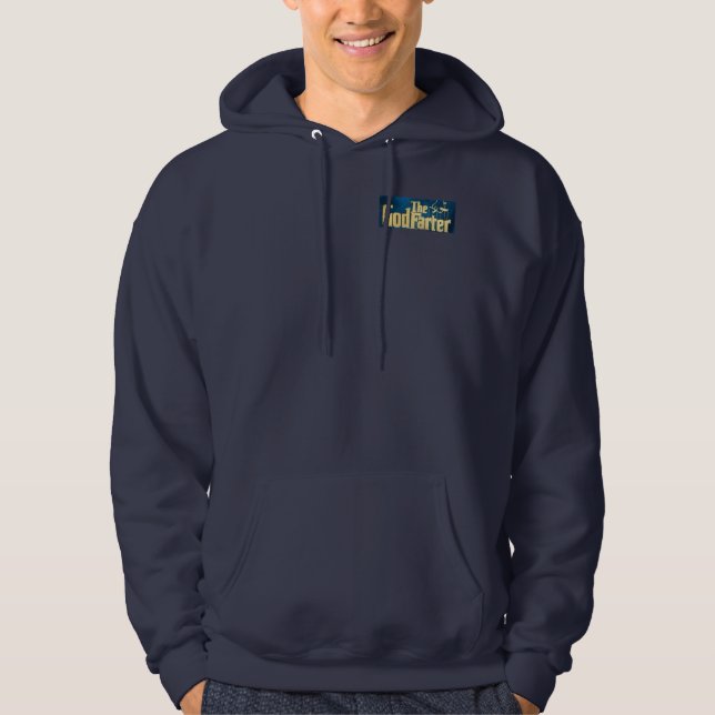 Godfarter hoodie Navy (Front)