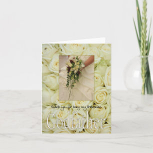 Godfather Bridesman thank you Card