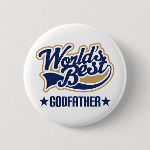 Godfather Gift 6 Cm Round Badge