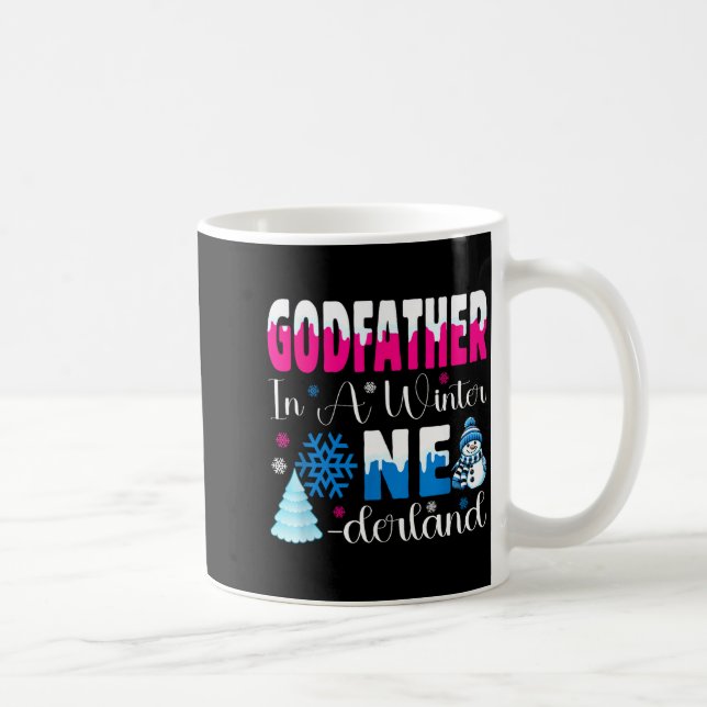 Godfather In A Winter Onederland Bday Girl Sweet S Coffee Mug (Right)