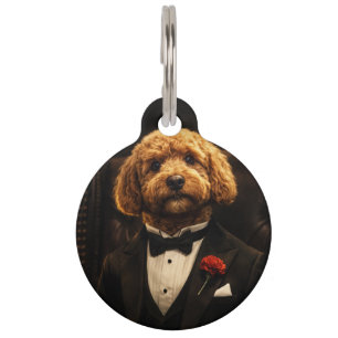 Godfather Inspired Cockapoo Pet Tag
