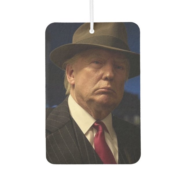 Godfather of America Don J. Trump  Car Air Freshener (Front)