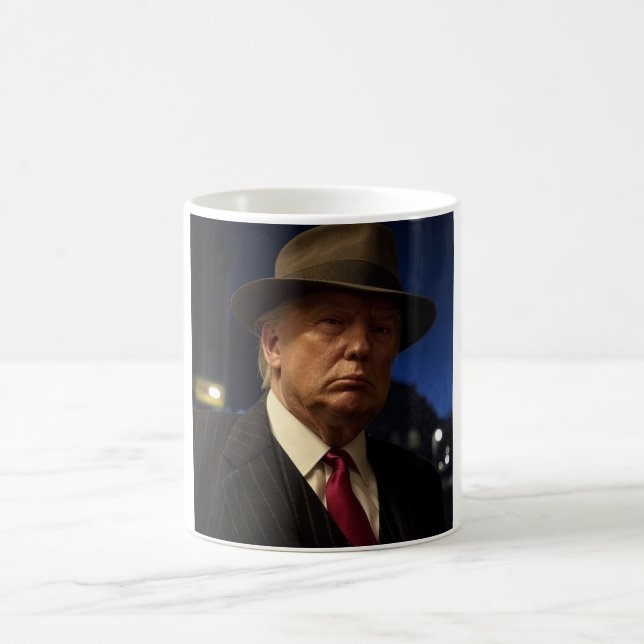Godfather of America Don J. Trump  Coffee Mug (Center)