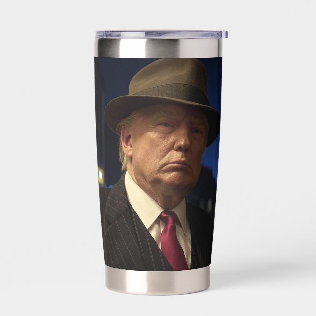 Godfather of America Don J. Trump  Insulated Tumbler (Left)