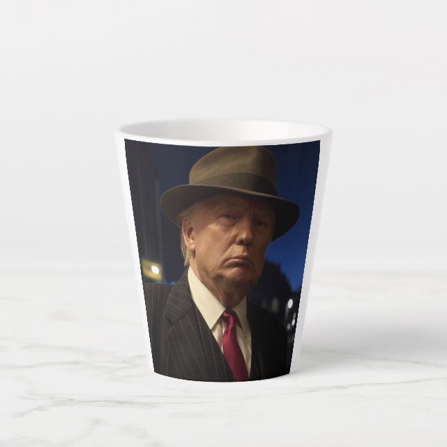 Godfather of America Don J. Trump  Latte Mug (Front)