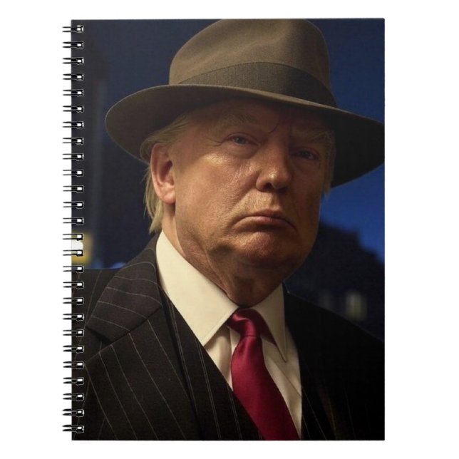 Godfather of America Don J. Trump  Notebook (Front)