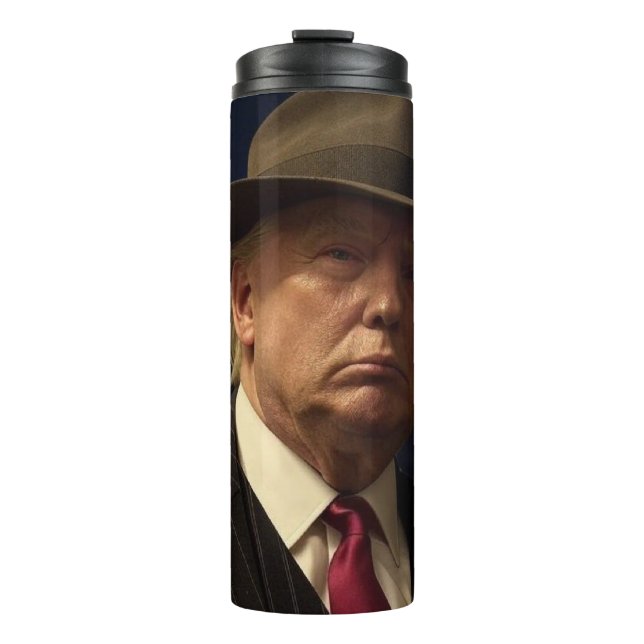 Godfather of America Don J. Trump  Thermal Tumbler (Front)