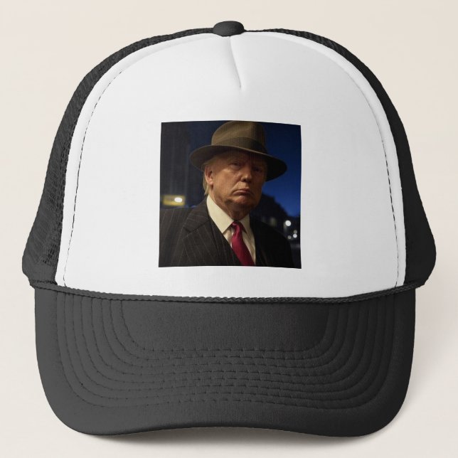 Godfather of America Don J. Trump  Trucker Hat (Front)