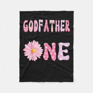 Godfather Of Little Miss Onederful 1st Birthday Nk Fleece Blanket