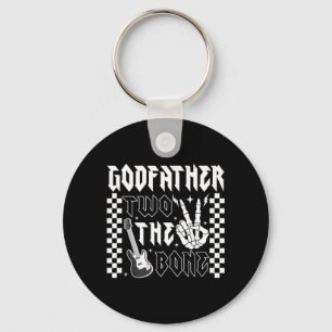 Godfather Of The Bad Two The Bone Birthday 2 Years Key Ring