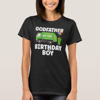 Godfather Of The Birthday Boy Garbage Theme Recycl T-Shirt