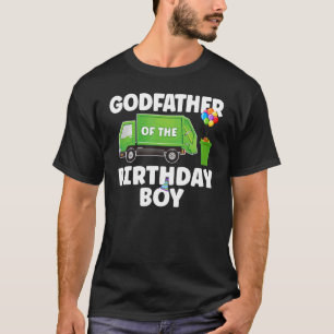 Godfather Of The Birthday Boy Garbage Theme Recycl T-Shirt