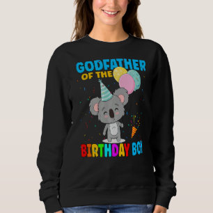 Godfather Of The Birthday Boy Koala Bear Family Ko Sweatshirt
