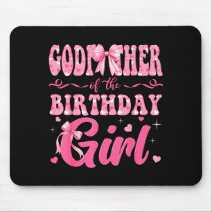 Godfather Of The Birthday Girl Family Nk Coquette  Mouse Mat