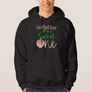 Godfather Of The Birthday One Peach 1st Summer Fru Hoodie