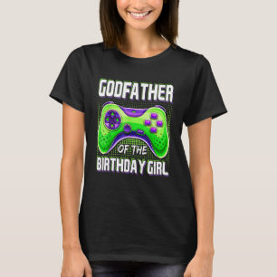 Godfather of the Birthday Party Boy Video Game Mat T-Shirt