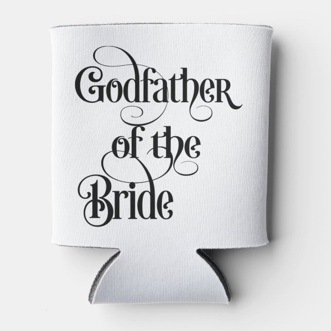 Godfather of the Bride Can Cooler (Front)