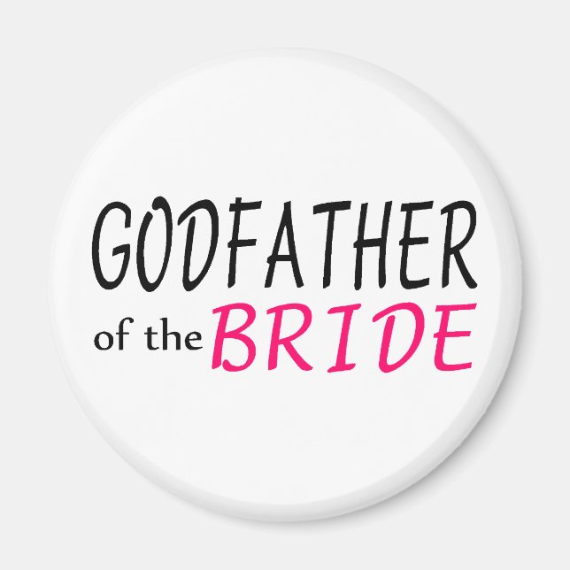 Godfather Of The Bride Magnet (Front)