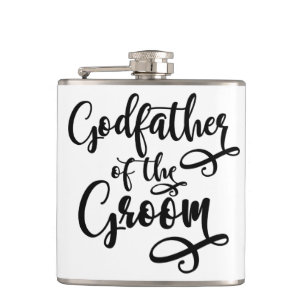 Godfather of the Groom Hip Flask