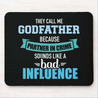 Godfather partner crime sounds bad influence mouse mat