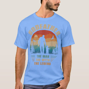 Godfather The Man The Myth The Legend Men Sunset G T-Shirt
