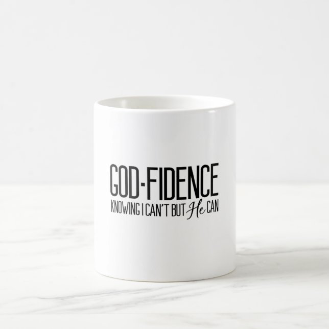 Godfidence Inspirational Classic Mug (Center)