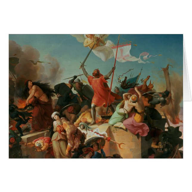 Godfrey de Bouillon, French Crusader (Front Horizontal)