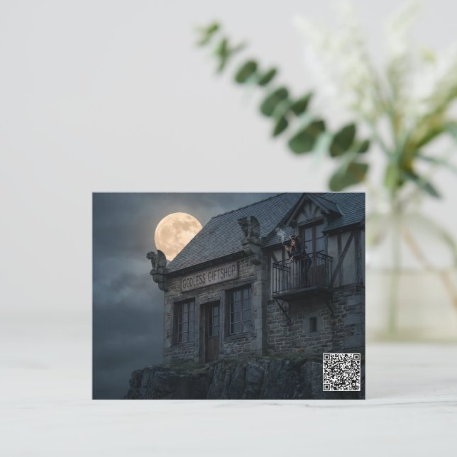 Godless Giftshop Postcard (Standing Front)