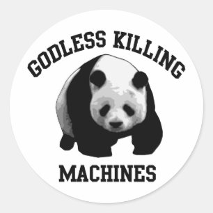 Godless Killing Machines Classic Round Sticker