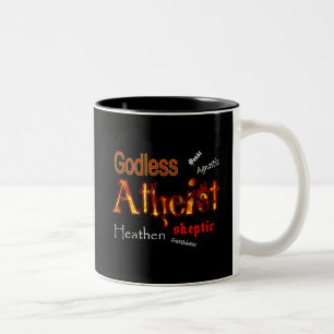Godless Words Two-Tone Coffee Mug