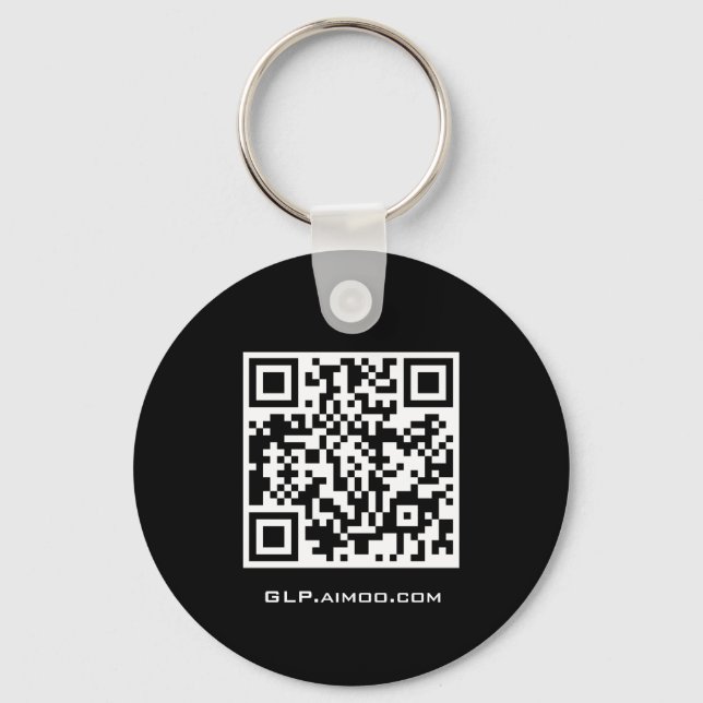 Godlike Production QR Logo Key-Chain Key Ring (Front)