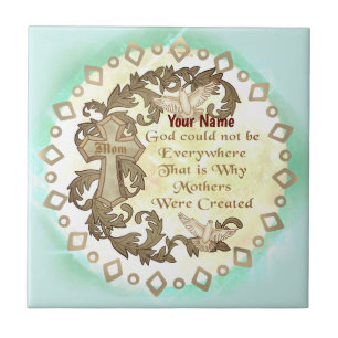 Godly Christian Mum  Tile
