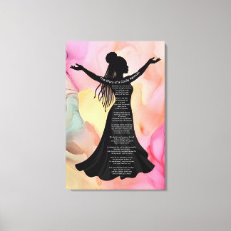 Godly Woman Christian Canvas Wall Art