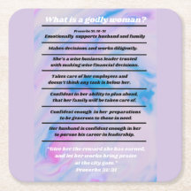 Godly Woman List From Proverbs 31