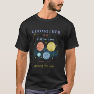 Godmother 6th Birthday Sixth Trip Around The Sun S T-Shirt