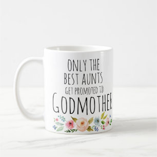godmother aunt with photo coffee mug
