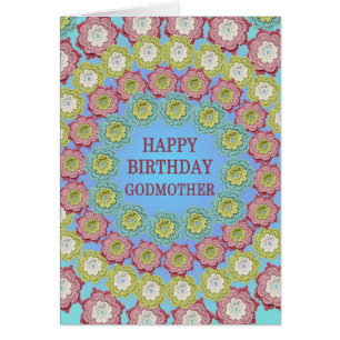 Godmother Birthday Crochet Flowers